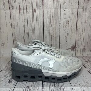 On Cloudmonster 2 Womens Size 8 Frost Rock Running Walking Athletic Shoes